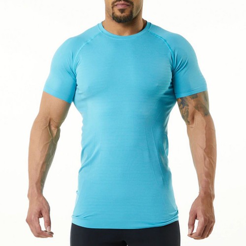 Cross-border new fitness short-sleeved t-shirt 