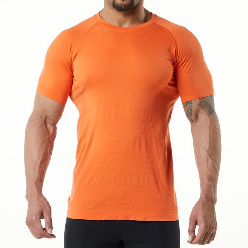 Cross-border new fitness short-sleeved t-shirt 