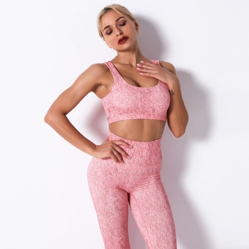 Cross-border hot-selling Yoga clothing printed Yoga sports vest convergence show breast beauty back Yoga Bra spot
