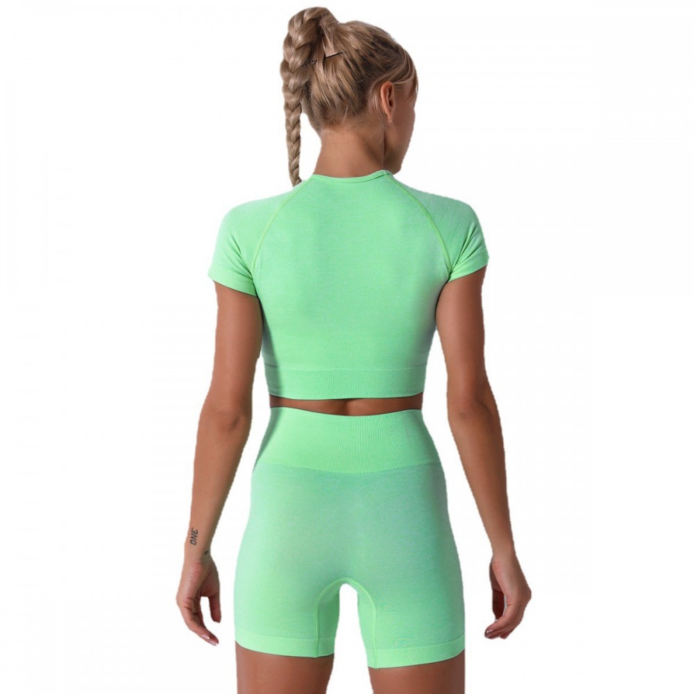 Women’s sexy seamless tight shorts sport fitness suit yoga suit 