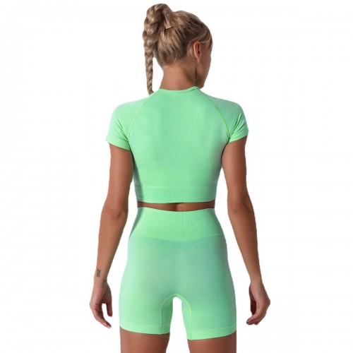 Women’s sexy seamless tight shorts sport fitness suit yoga suit
