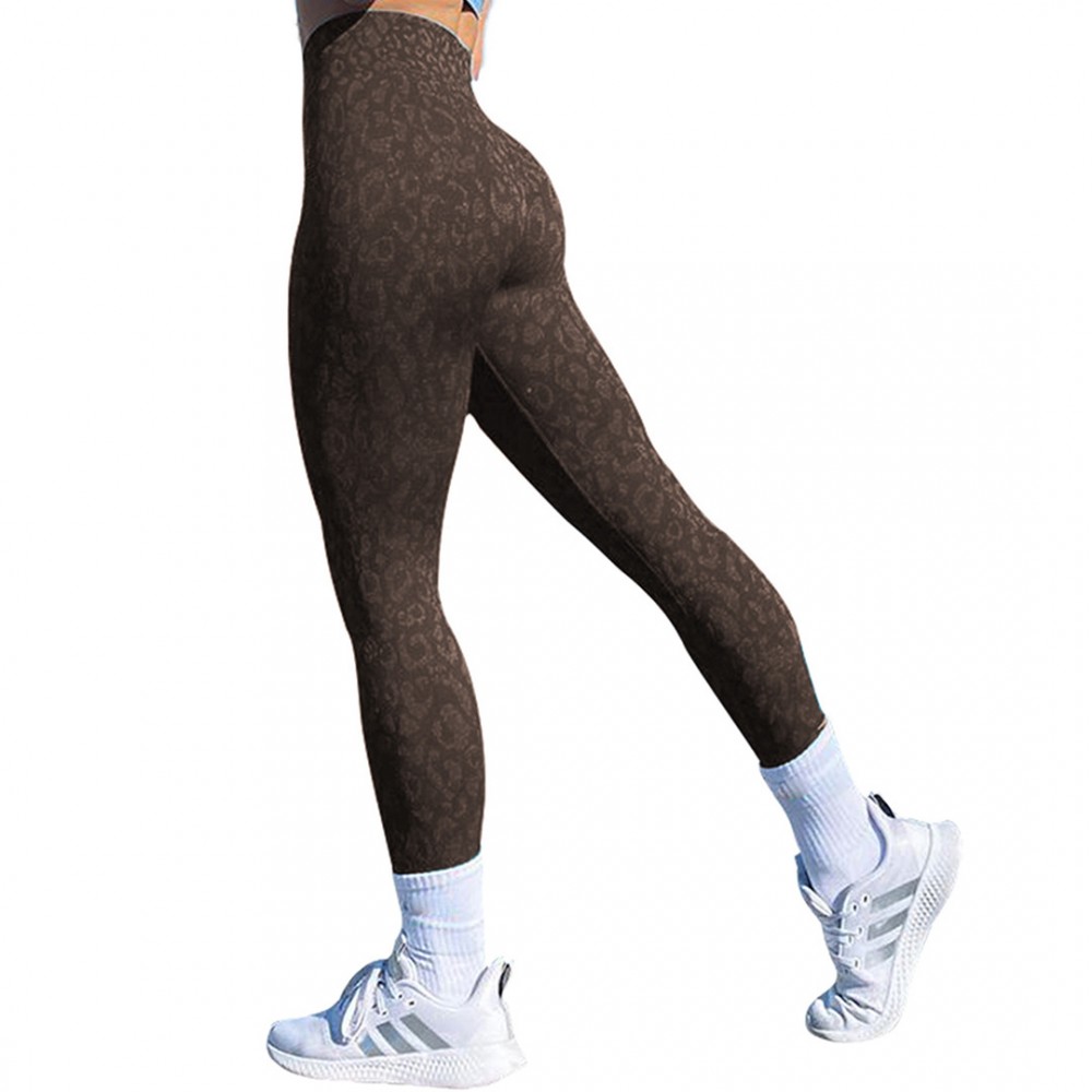 Seamless knitted camouflage Zebra leopard-print fitness pants, Europe and the United States cross-border seamless Yoga clothing new explosive 