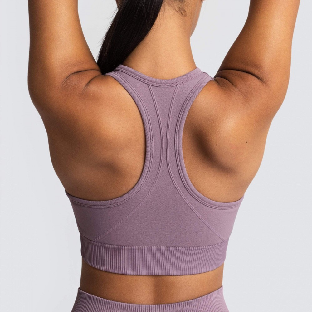 Quick-dry beauty back sports bra outdoor sports running seamless knit fitness vest 