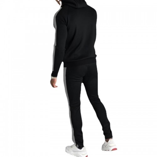 European and n new Spring and autumn casual suit men’s fashion fashion hooded zip-up shirt men’s two-piece sportswear