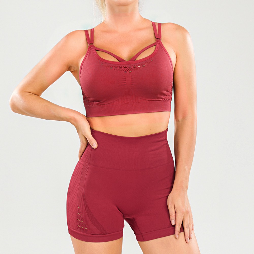 Amazon cross-border yoga shorts, bodysuit, Butt lift, seamless Capri Pants, lingerie 