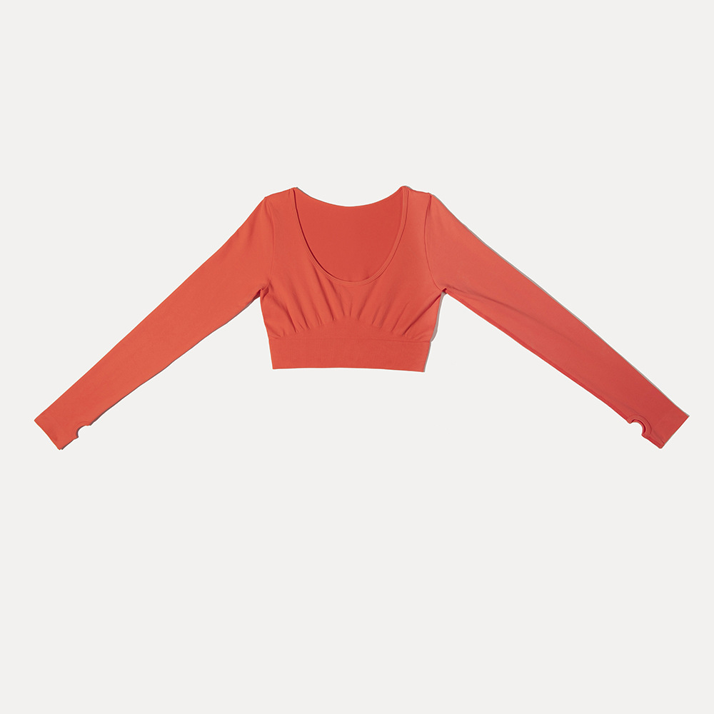 Cross-border Europe and the United States new seamless Yoga clothing women’s fitness clothing long-sleeved speed-dry running high-waisted pants 