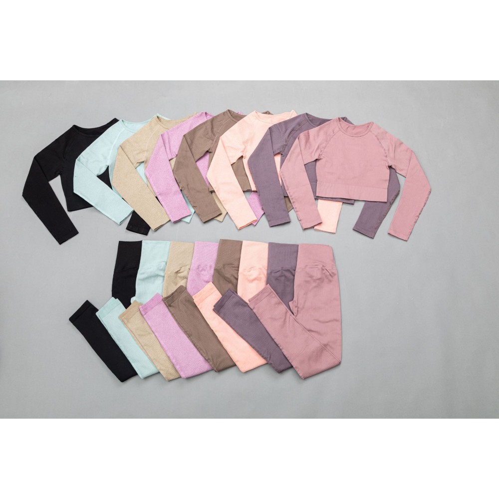 13-color Yoga beauty reserve professional sports running seamless fitness Bra set 