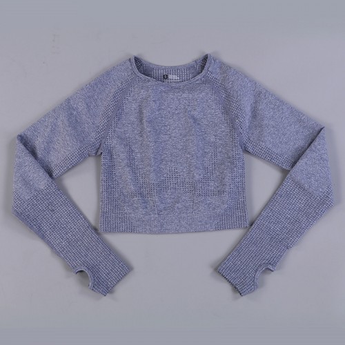 Original 11 colors) quick sell ebay Amazon ins seamless long sleeve Yoga suit long sleeve 