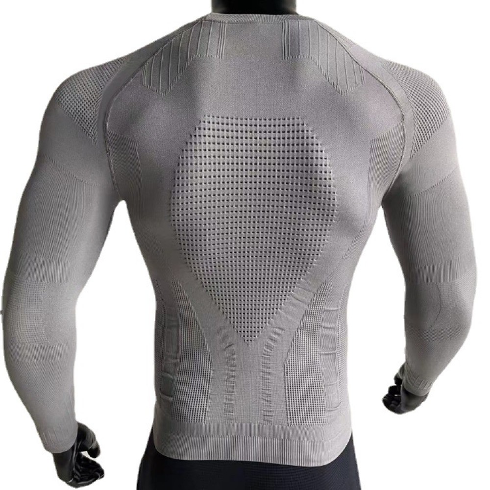 Spot men's sports ski suit breathable warm running cycling rock climbing marathon functional long-sleeved compression clothing 