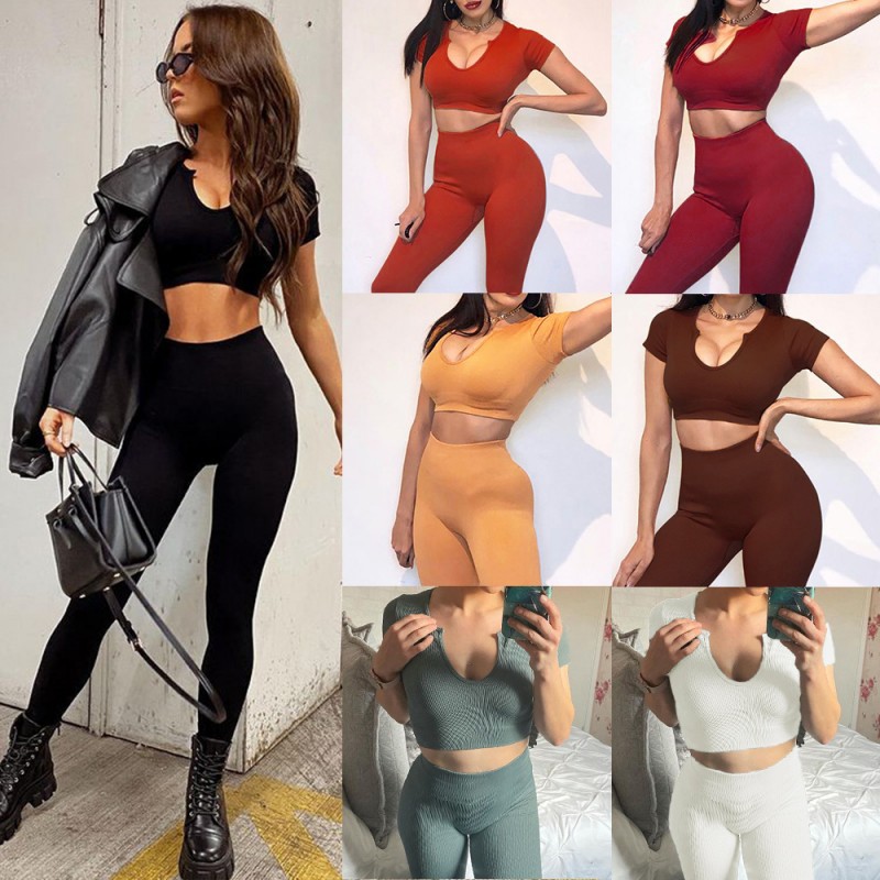 Seamless work out set for women