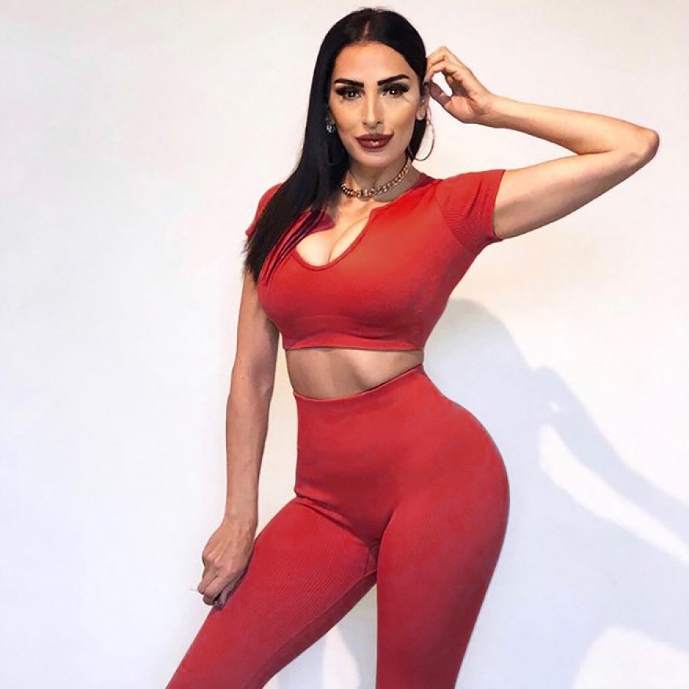 Seamless work out set for women 