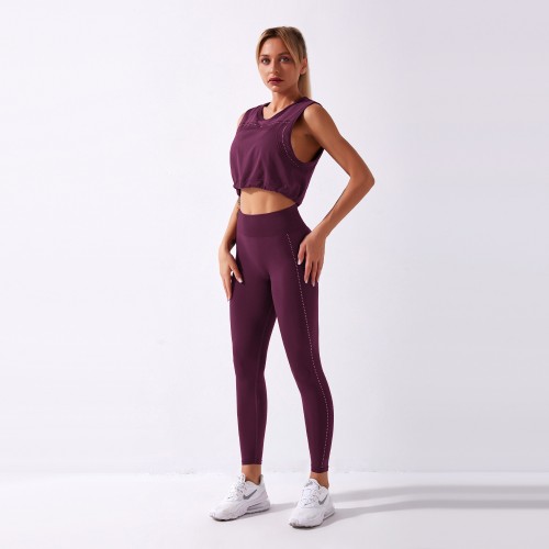 stand alone in Europe and the United States a source of supply, seamless yoga suit drawstring jacket fitness Pants Shark Gym