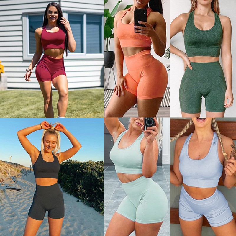 Seamless Movement Yoga fitness suit women, the new European and n cross-border Seamless Set