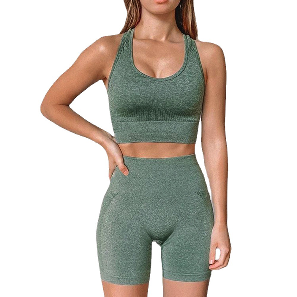 Seamless Movement Yoga fitness suit women, the new European and n cross-border Seamless Set 