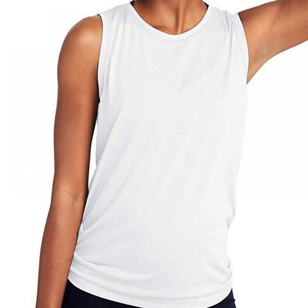 New Spring and summer new pure-color loose yoga vest blouse pullover head quick-dry exercise jacket lady 