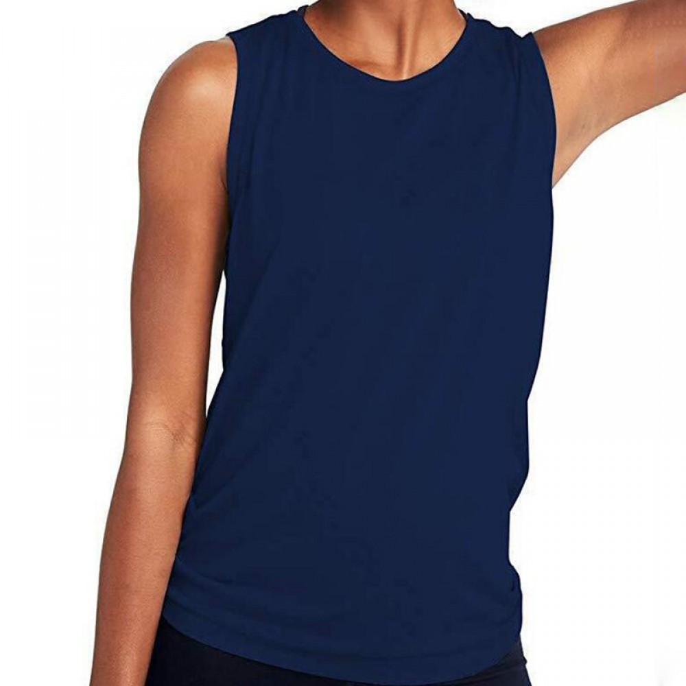 New Spring and summer new pure-color loose yoga vest blouse pullover head quick-dry exercise jacket lady 