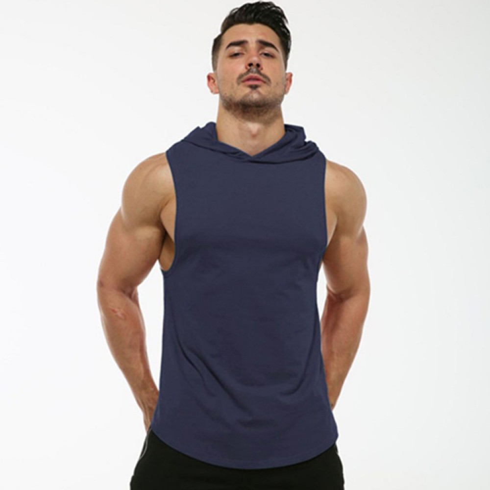 LYFT fitness vest tailored to fit men sports trend summer cotton sleeveless waistband Amazon 