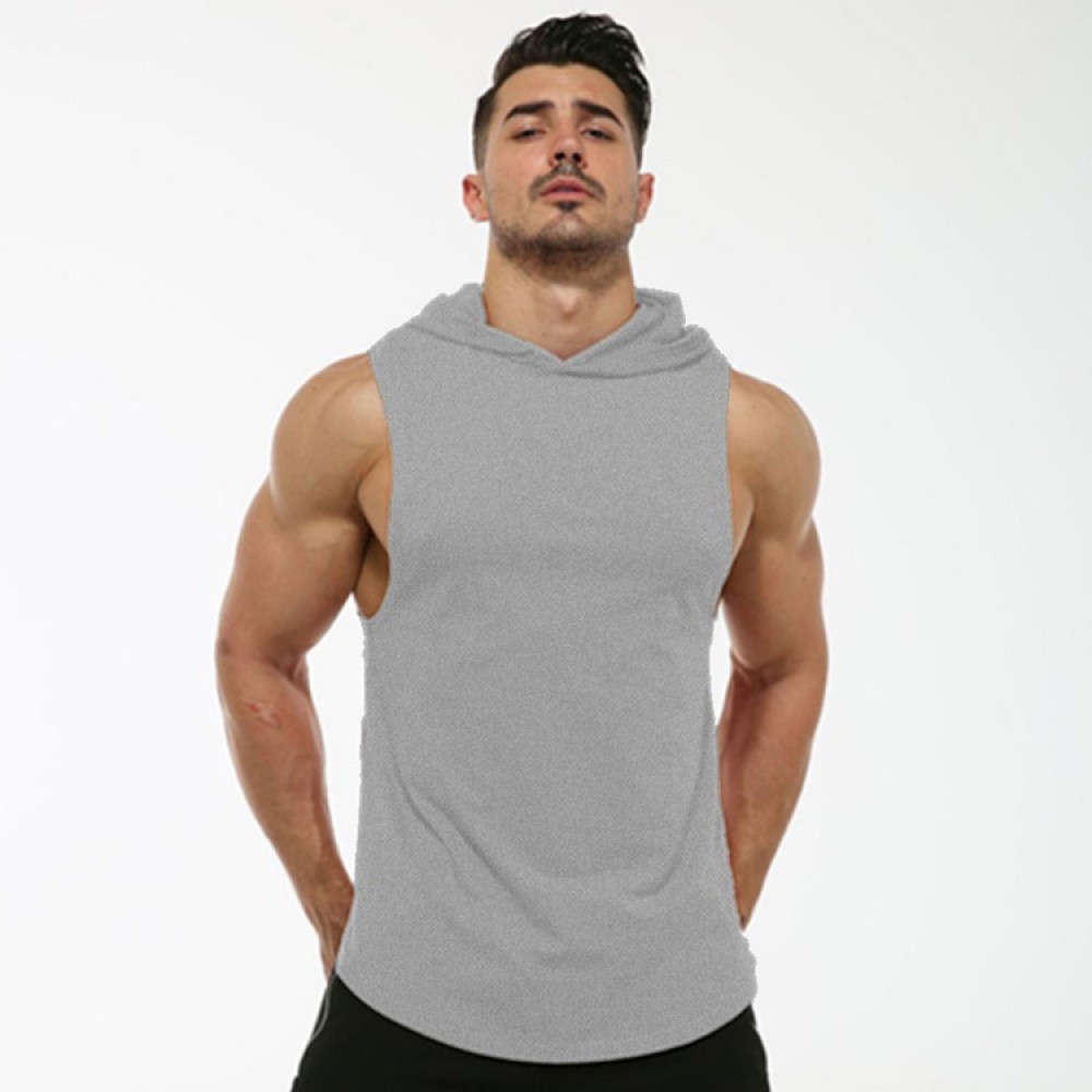 LYFT fitness vest tailored to fit men sports trend summer cotton sleeveless waistband Amazon 