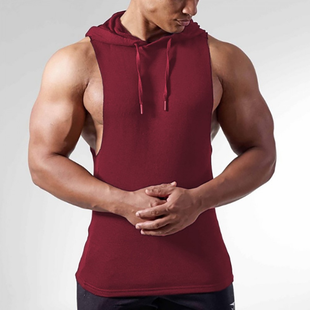 LYFT fitness vest tailored to fit men sports trend summer cotton sleeveless waistband Amazon 