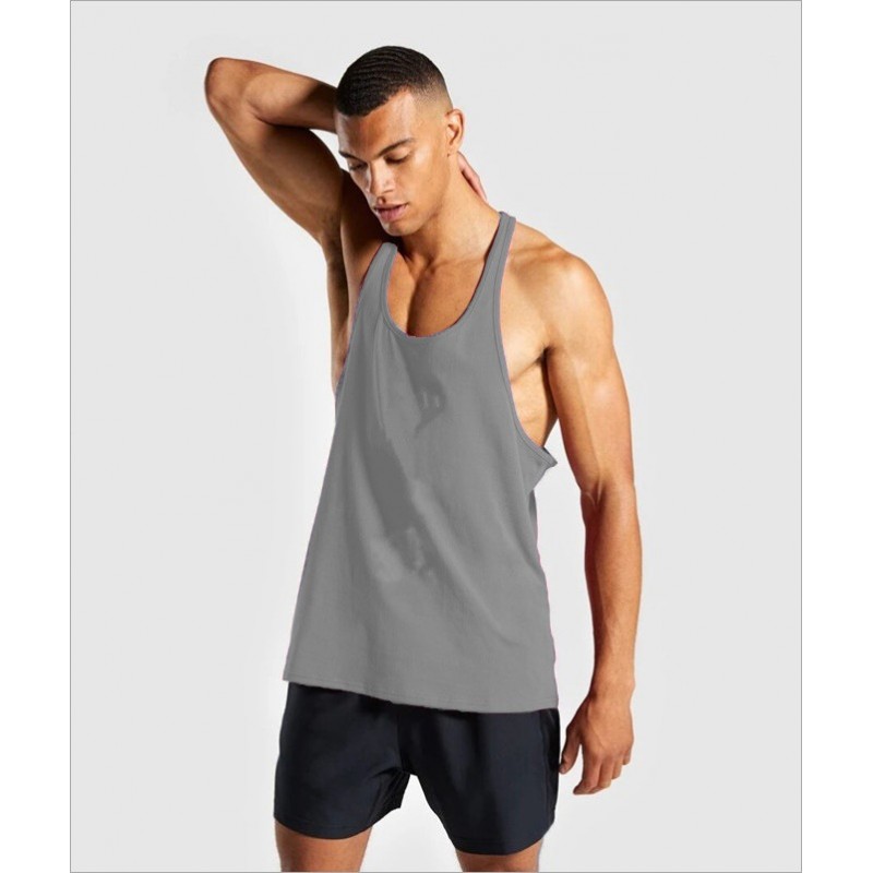 LYFT fitness vest tailored to fit men sports trend summer cotton sleeveless waistband Amazon