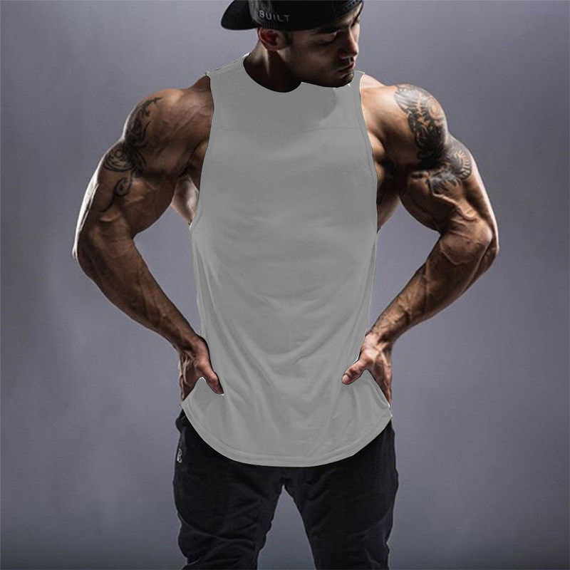 LYFT fitness vest tailored to fit men sports trend summer cotton sleeveless waistband Amazon