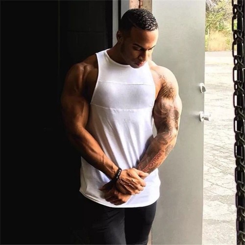 LYFT fitness vest tailored to fit men sports trend summer cotton sleeveless waistband Amazon