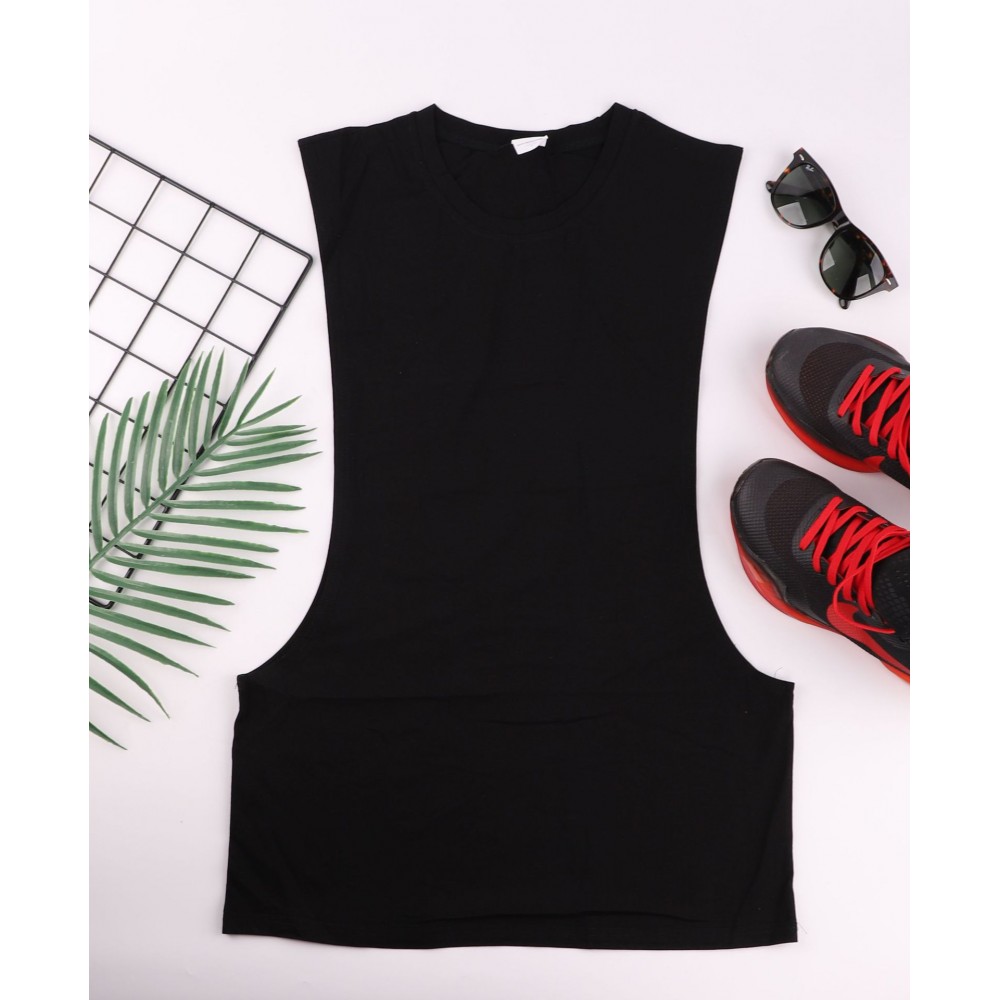 LYFT fitness vest tailored to fit men sports trend summer cotton sleeveless waistband Amazon 